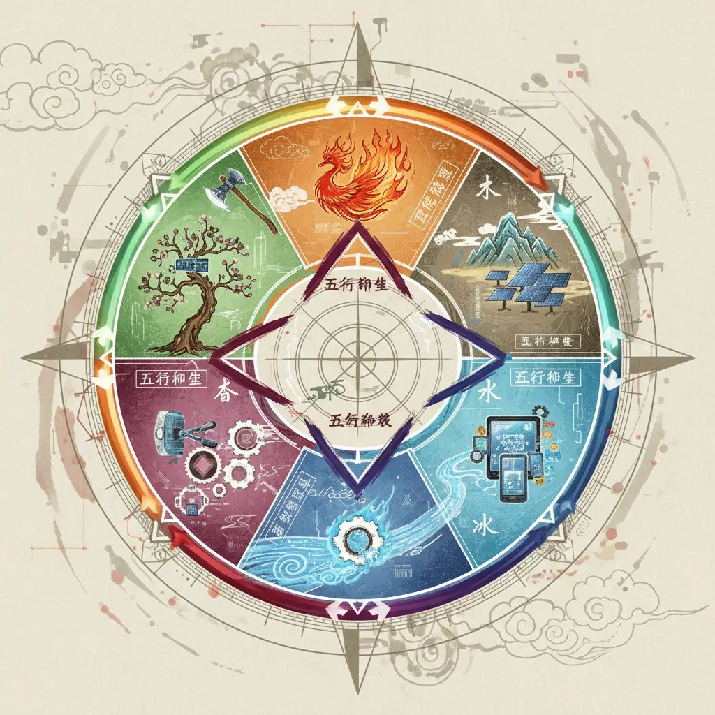 五行生剋 - 五行生剋