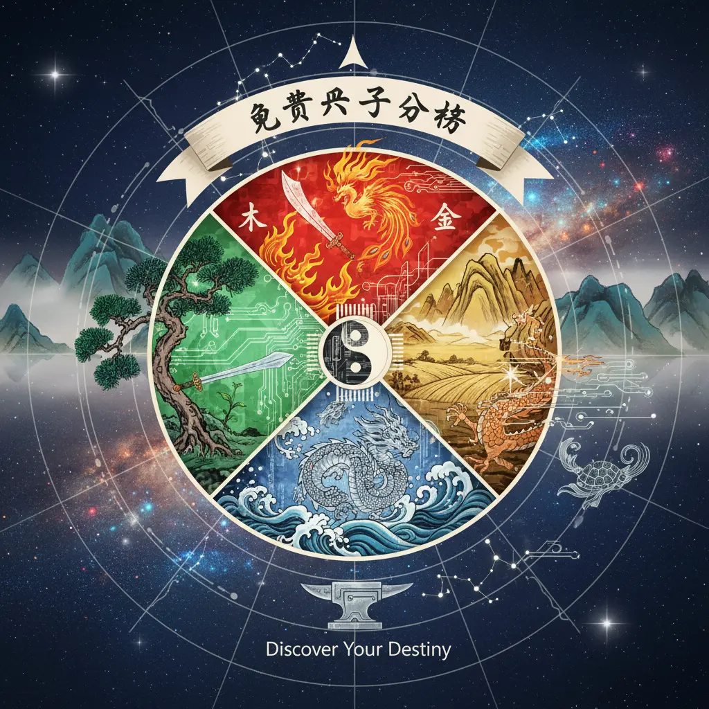 免費八字分析 - 五行