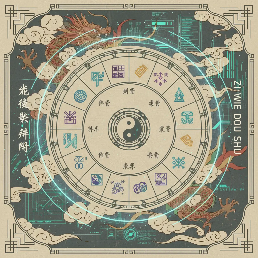 紫微鬥數排盤 - 命盤