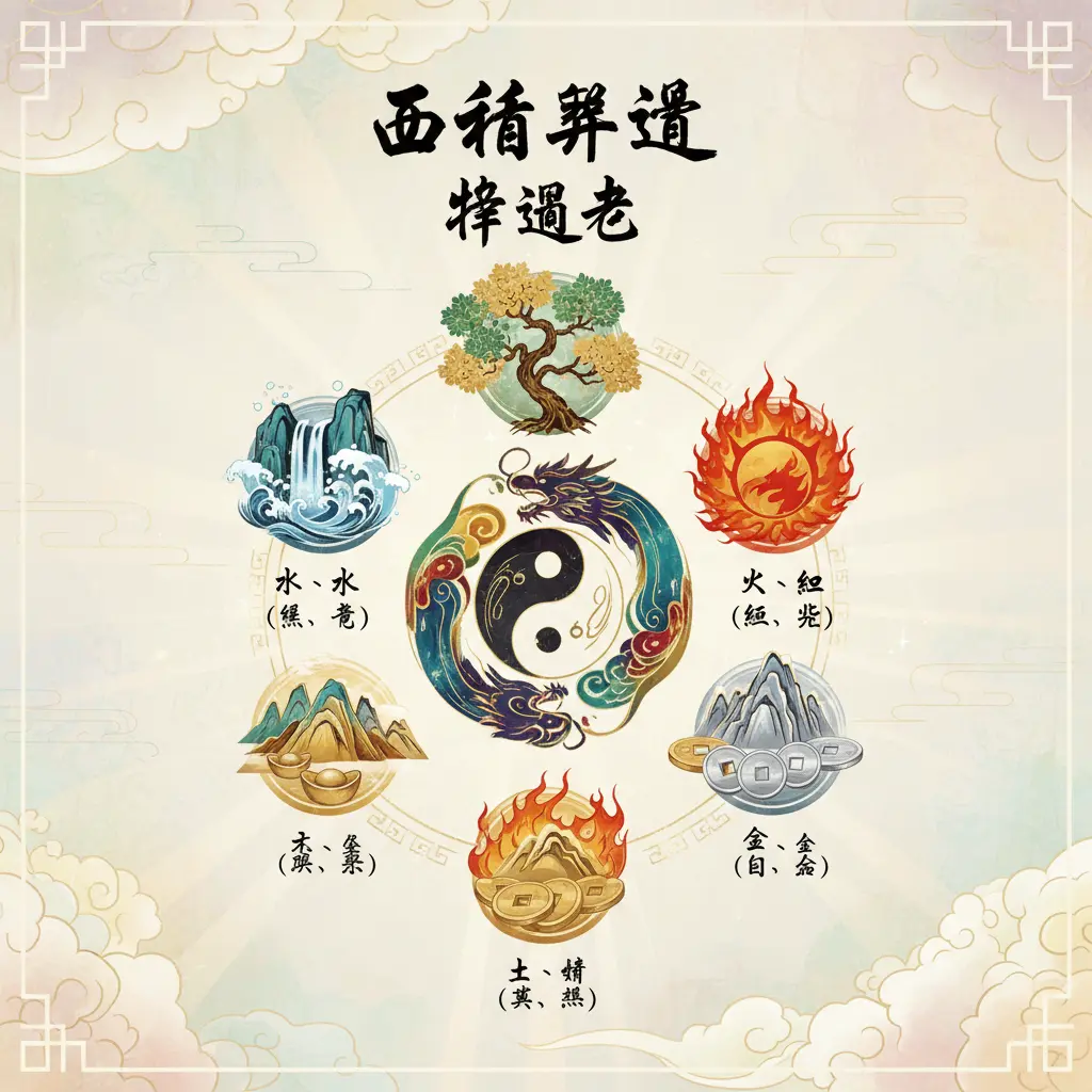 五行開運 - 幸運色