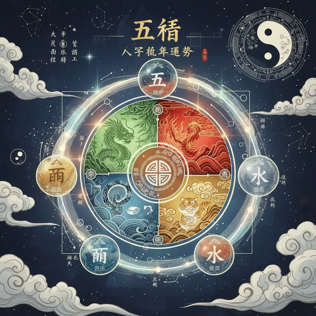 八字流年運勢 - 五行