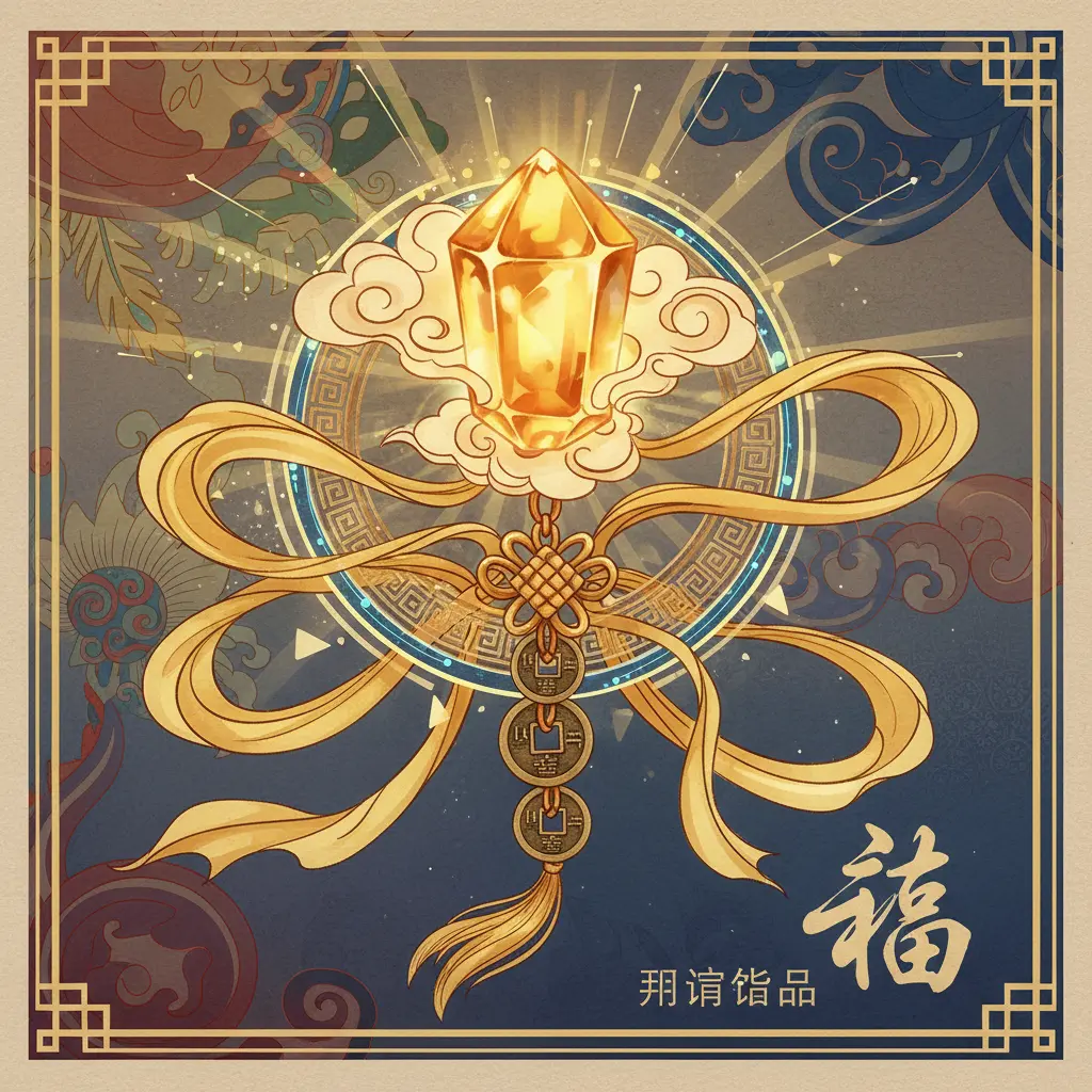 開運飾品 - 黃水晶