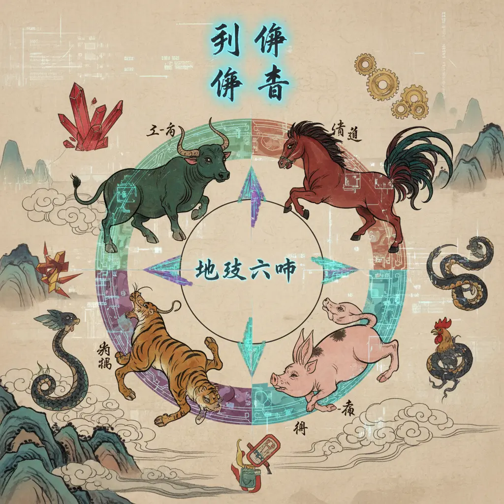 刑衝合害 - 地支六沖