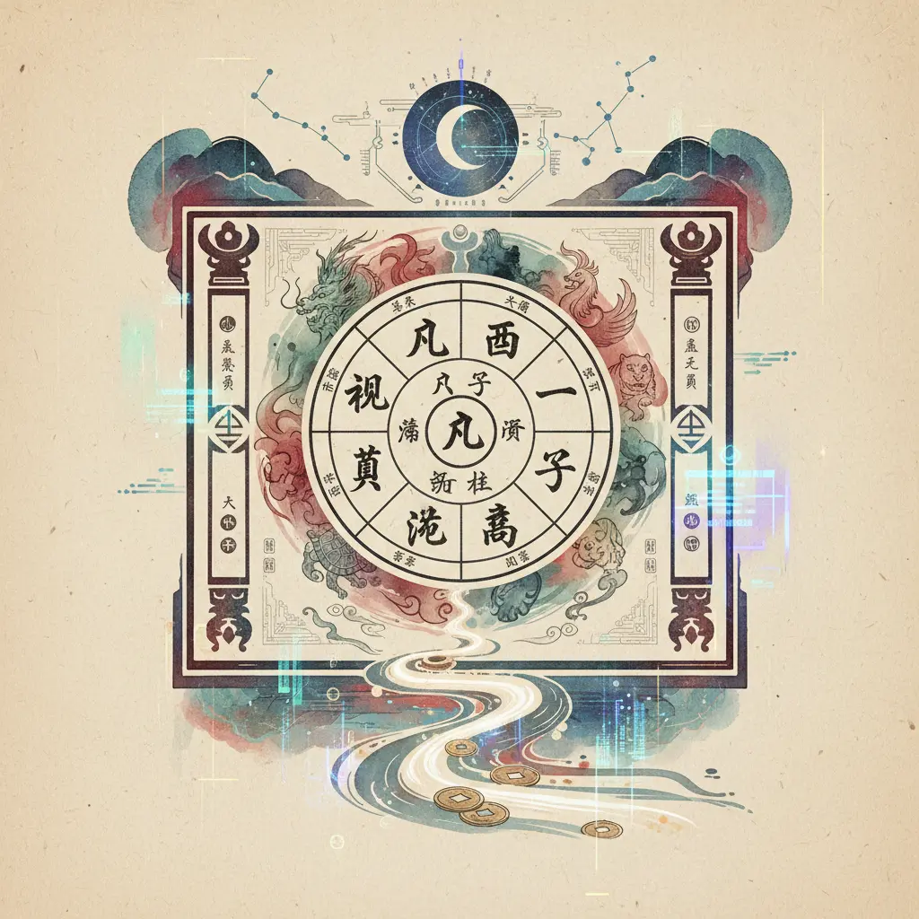 四柱命盤 - 八字命盤