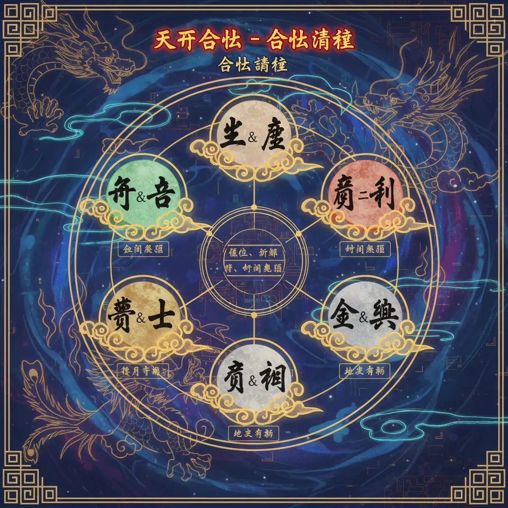 合化條件 - 天干合化