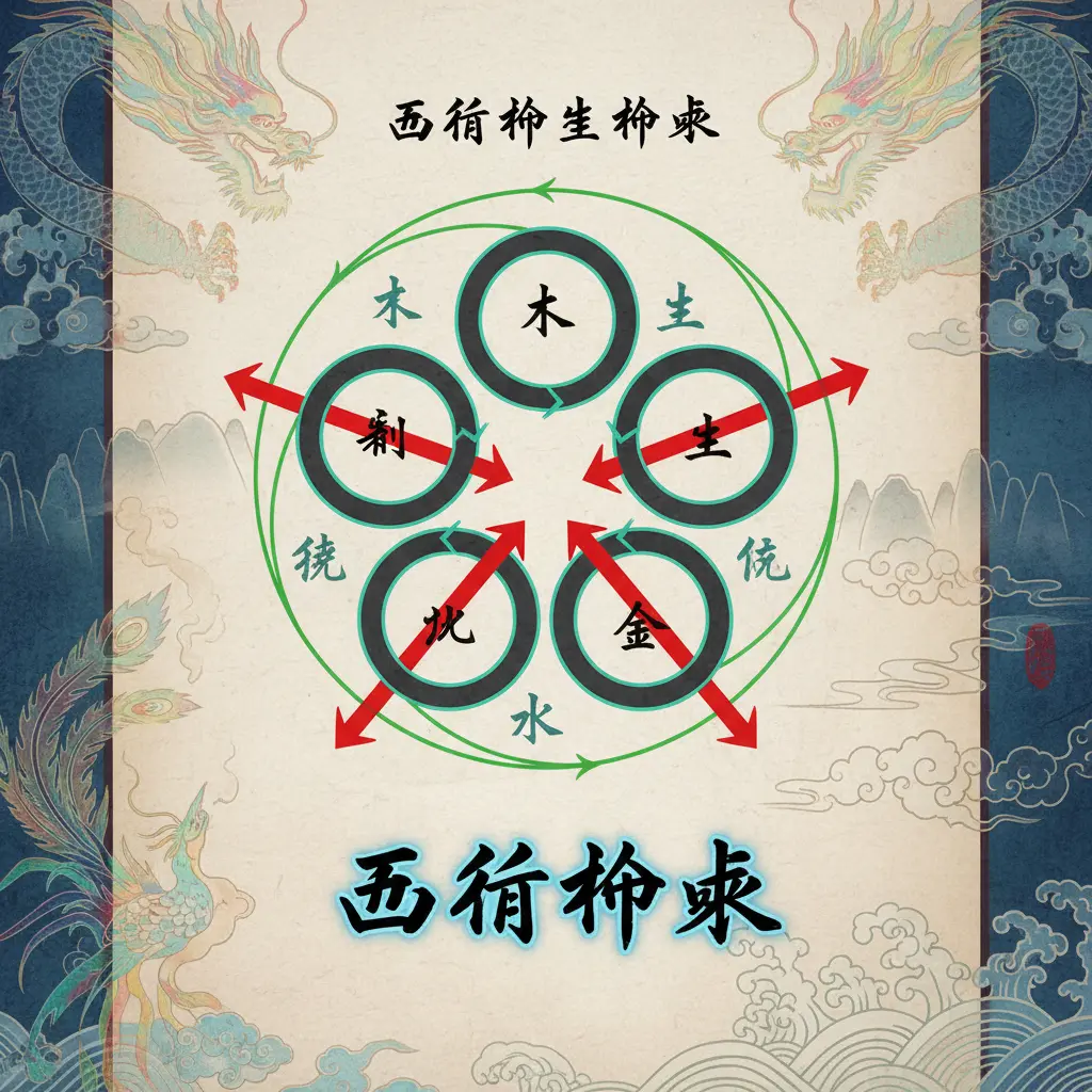五行相生相剋 - 五行相剋