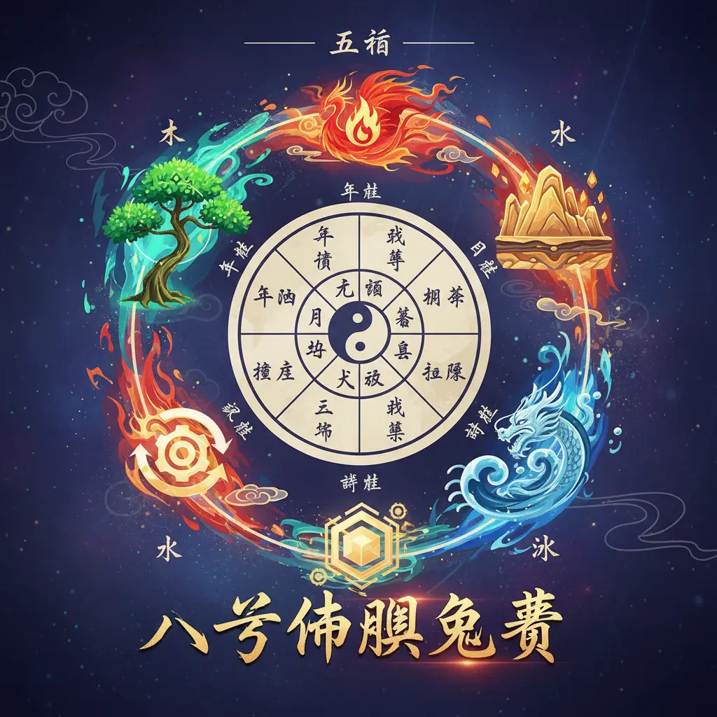 八字命盤免費 - 五行