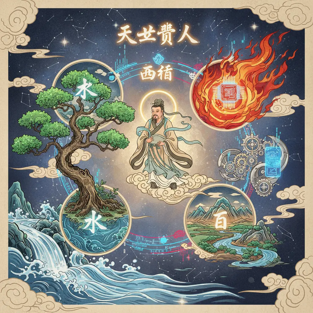 天乙貴人 - 五行