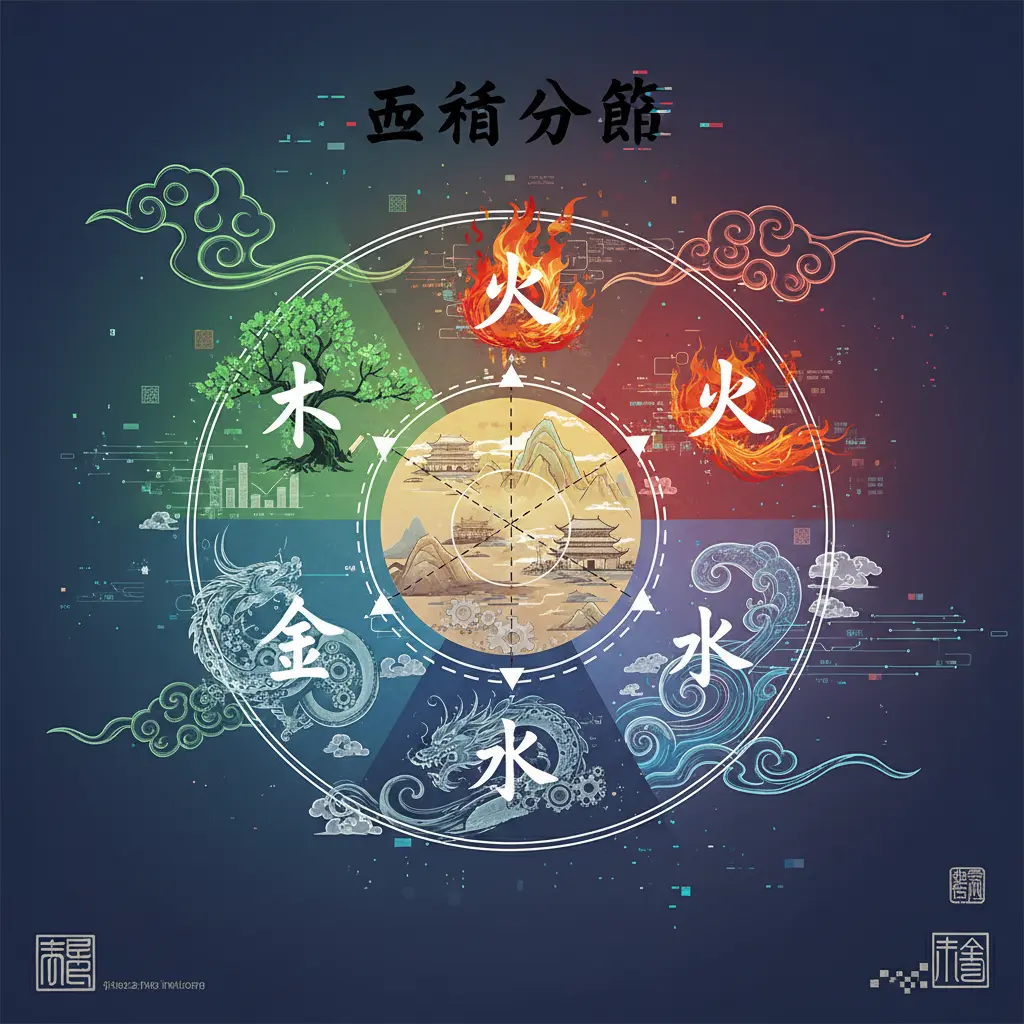 五行分佈 - 五行
