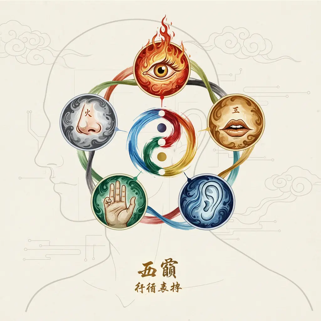 五行結構 - 五官