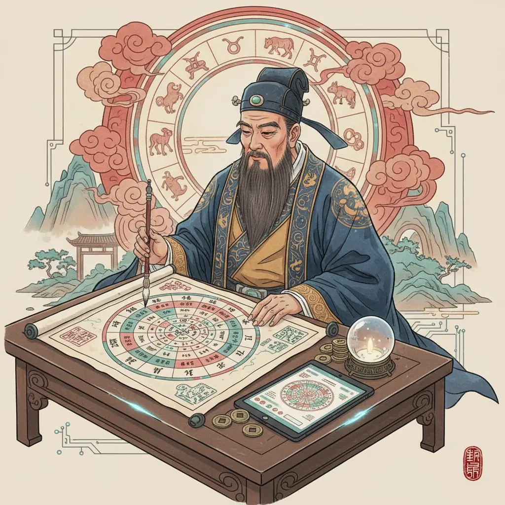 八字命盘 - 算命師