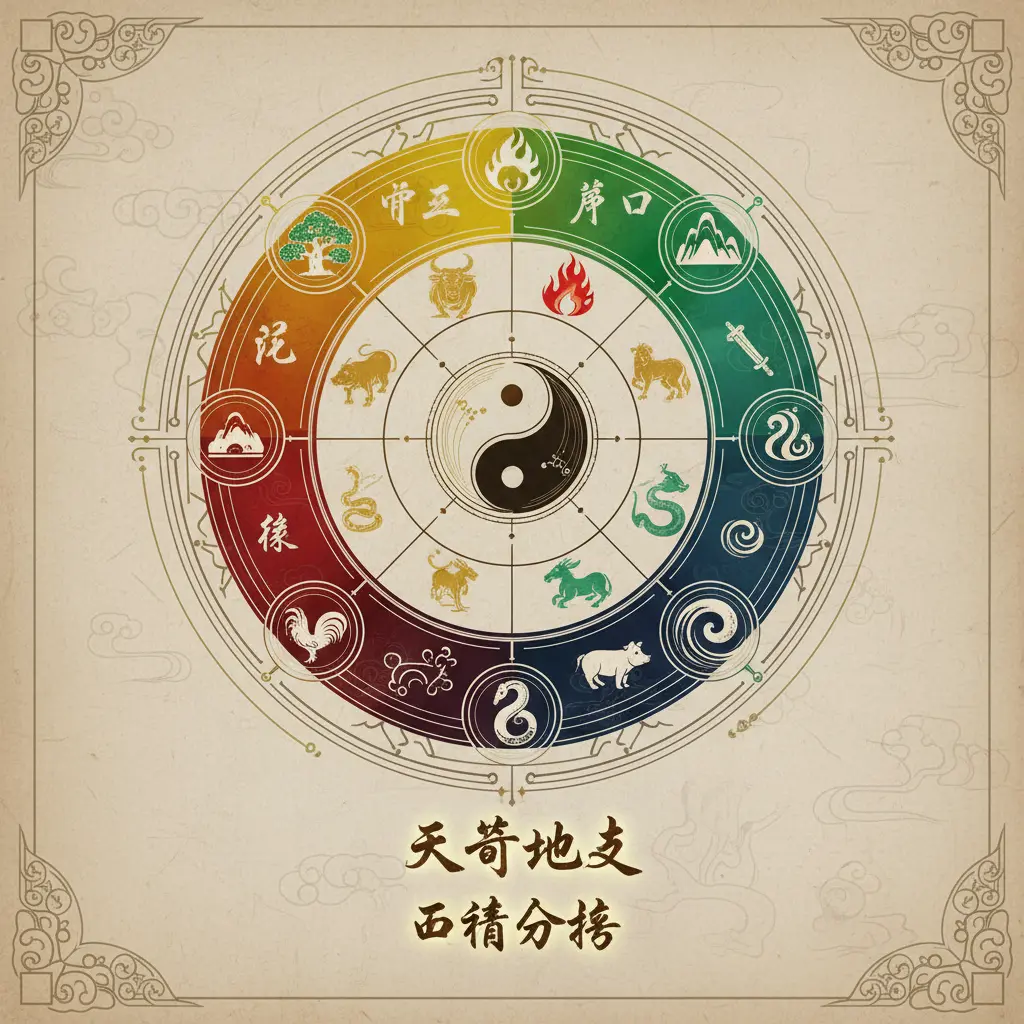 五行分析 - 天干地支