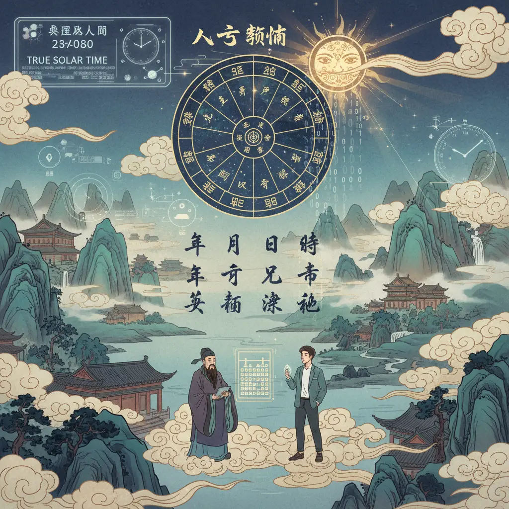 真太陽時 - 八字算命
