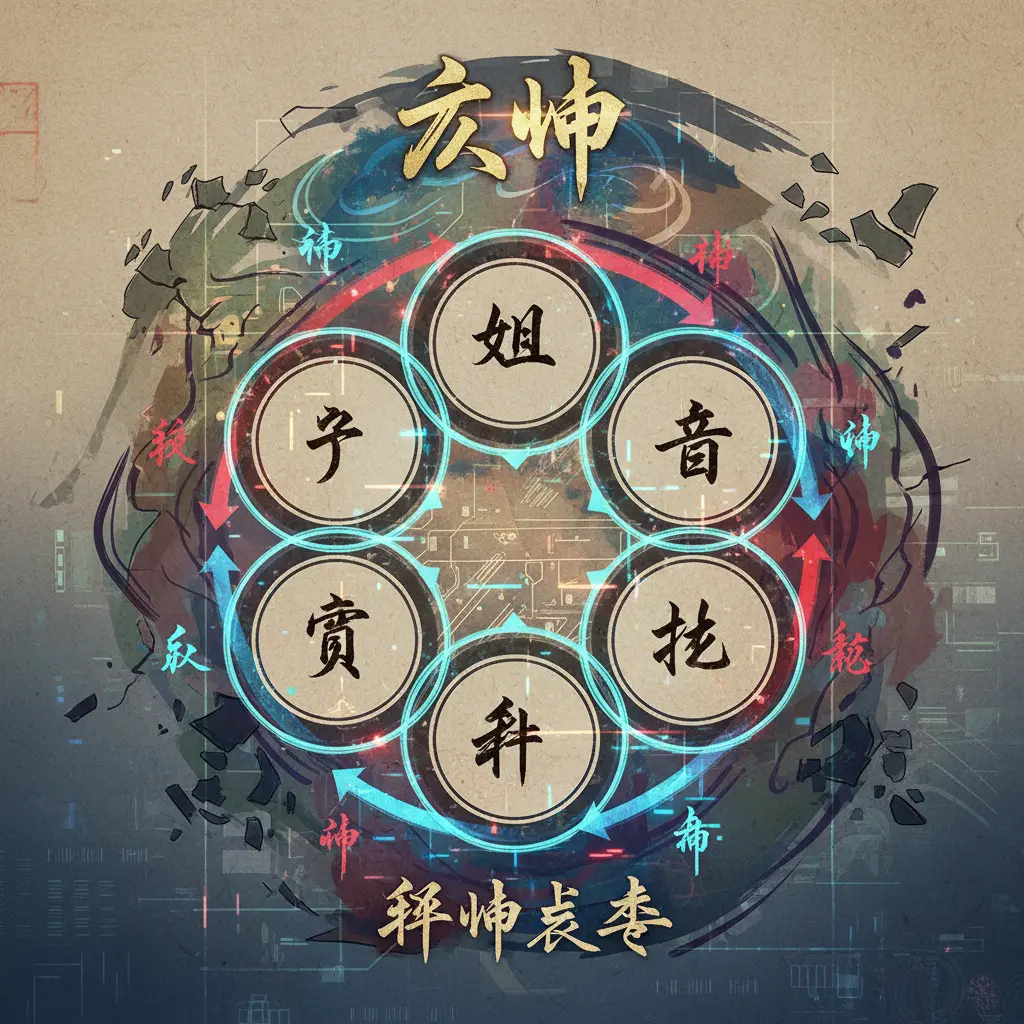 邢沖剋害 - 六沖