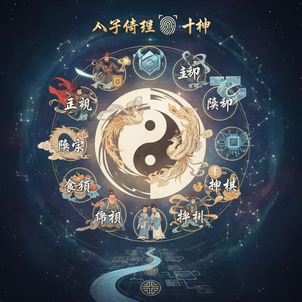 八字命理 - 十神