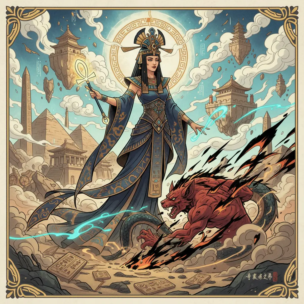 戰神賽特 - 女神奈芙蒂絲