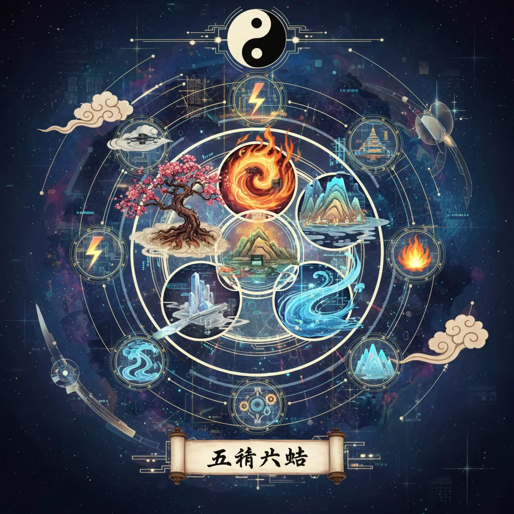 五行八卦 - 五行