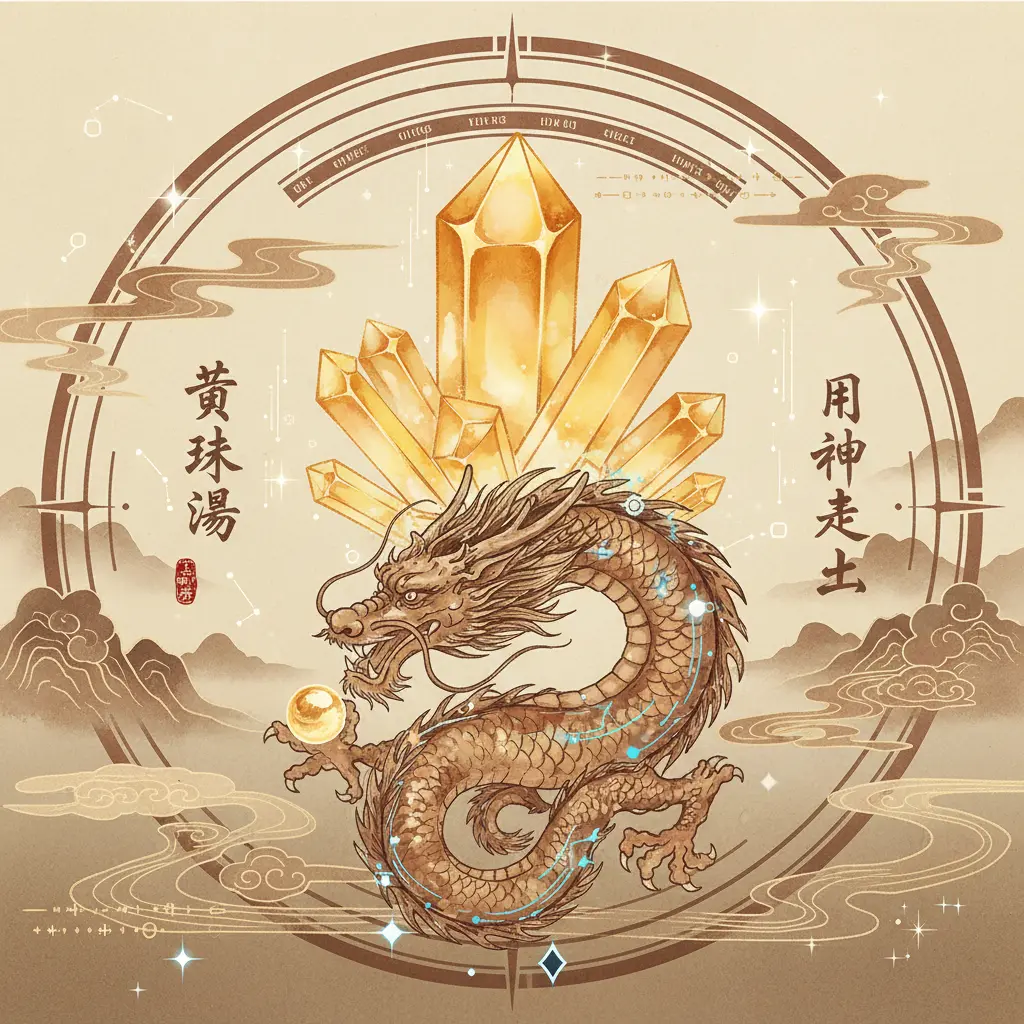 用神是土 - 黃水晶