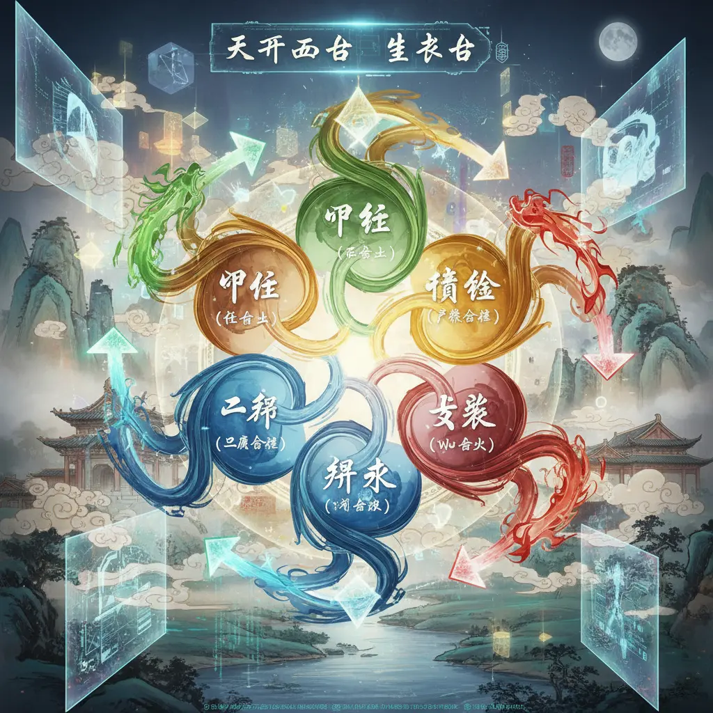 生克合 - 天干五合