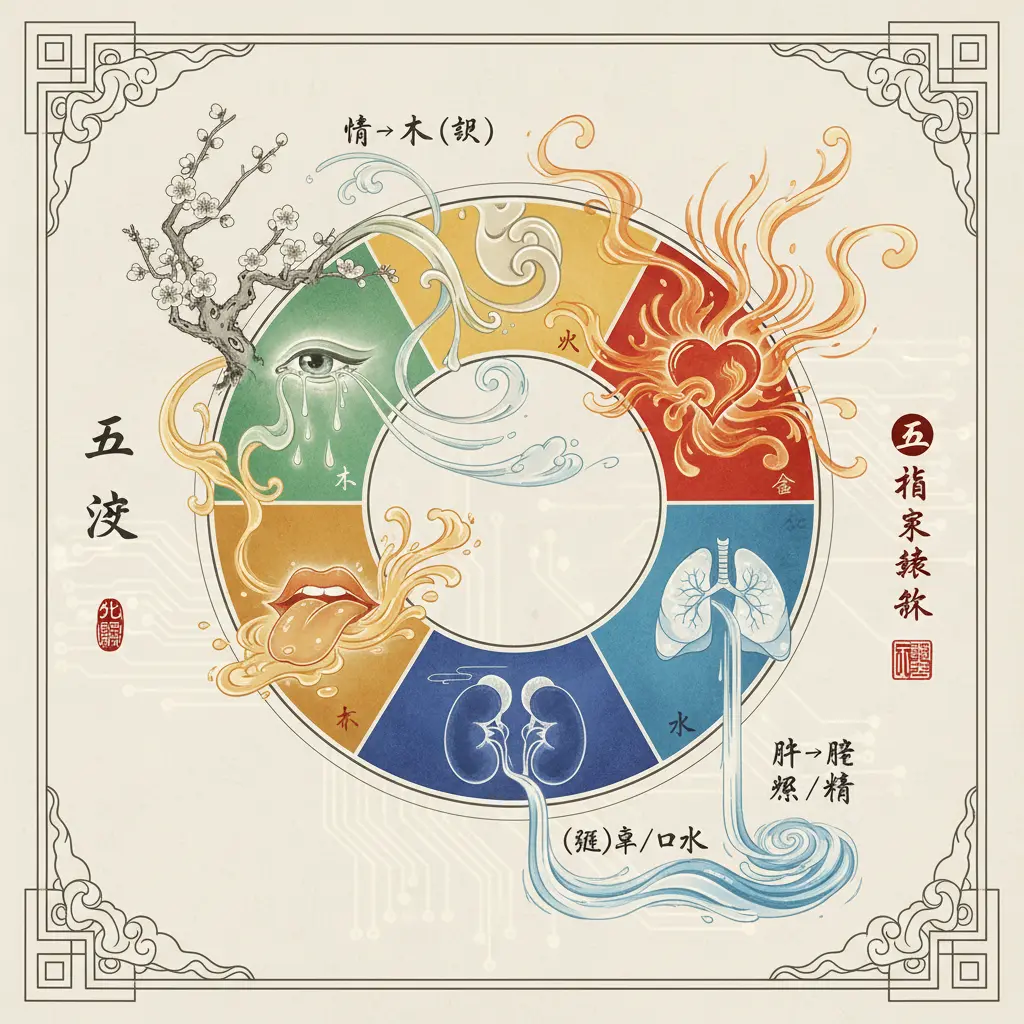 五行結構 - 五液