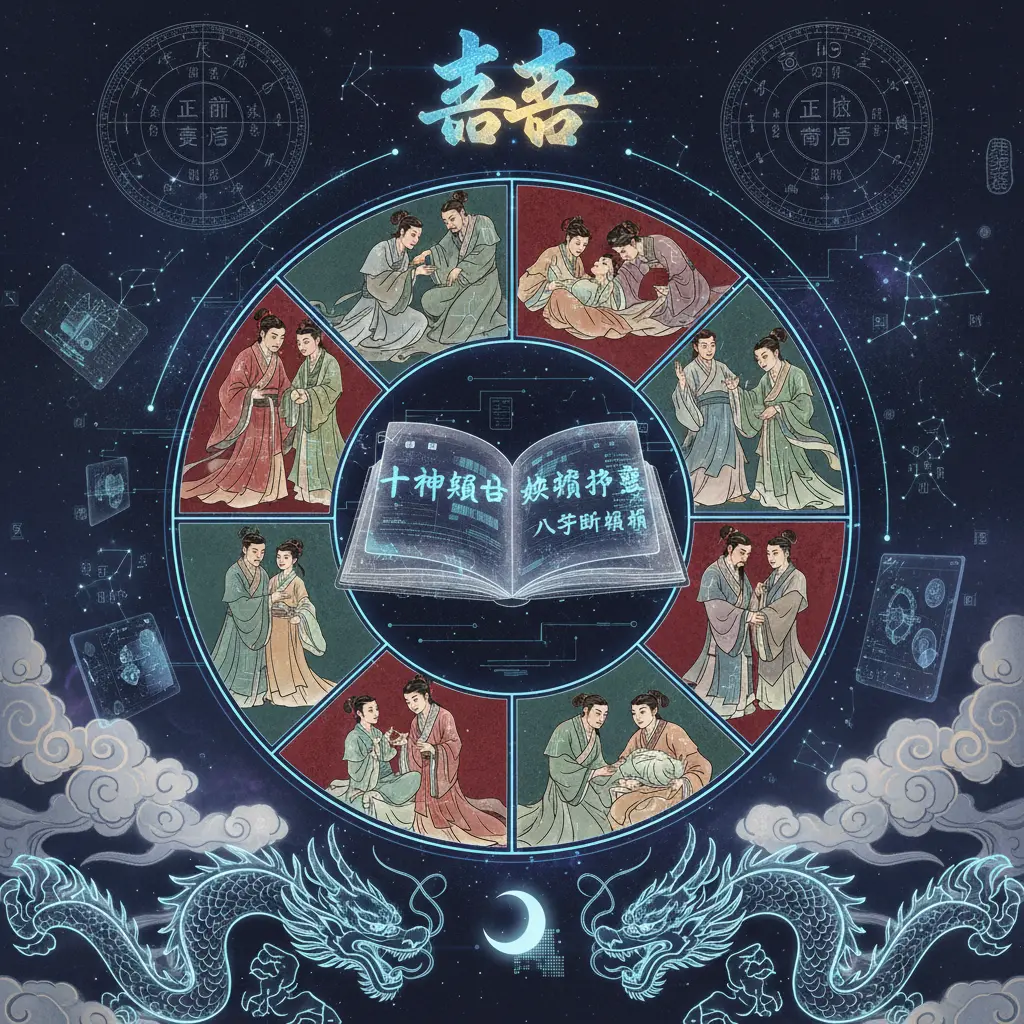 八字斷婚姻 - 十神組合婚姻影響