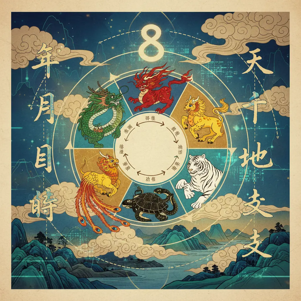 8字 - 五行