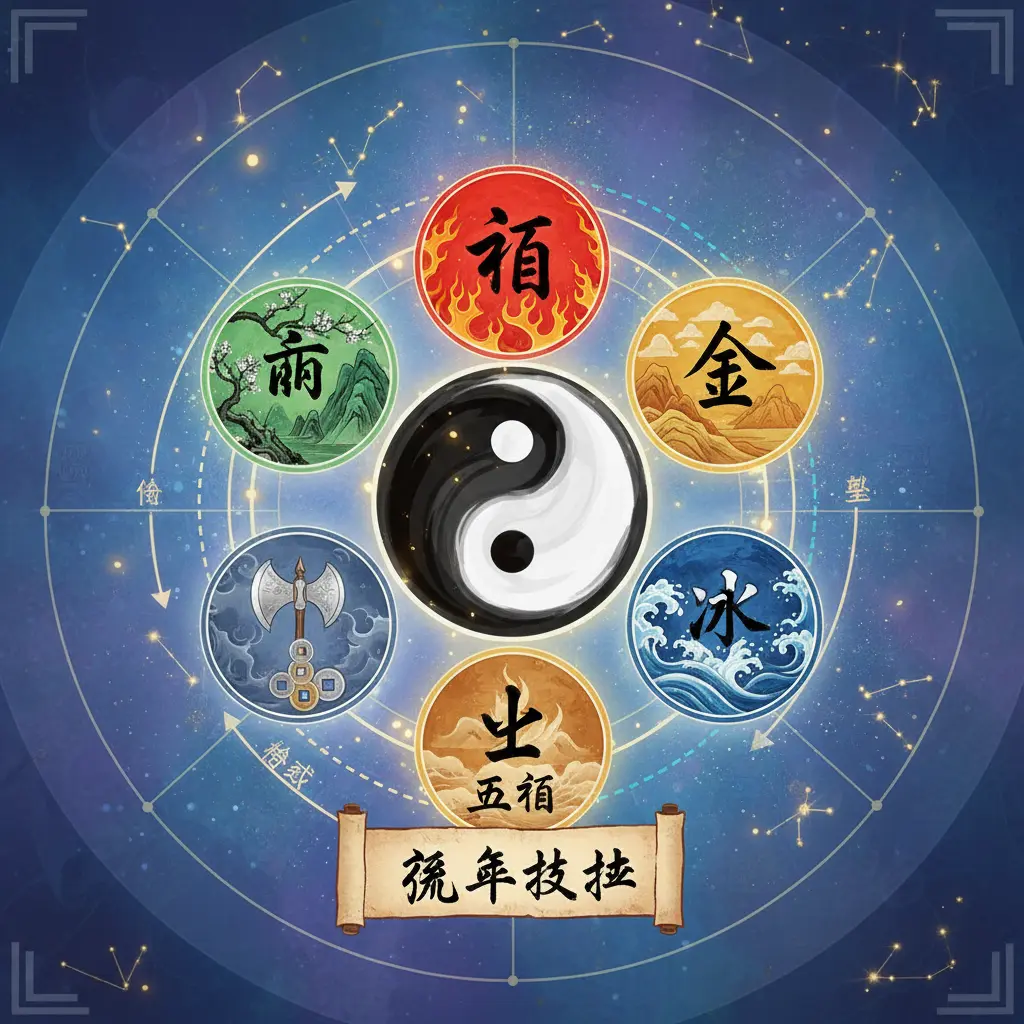 流年技法 - 五行