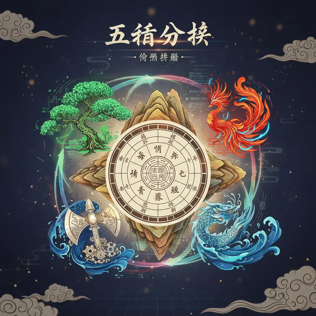 命盤排盤 - 五行分析