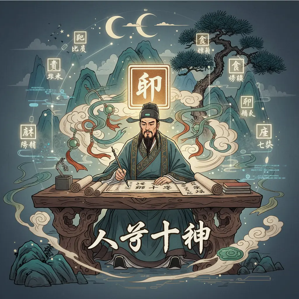 印綬 - 八字十神