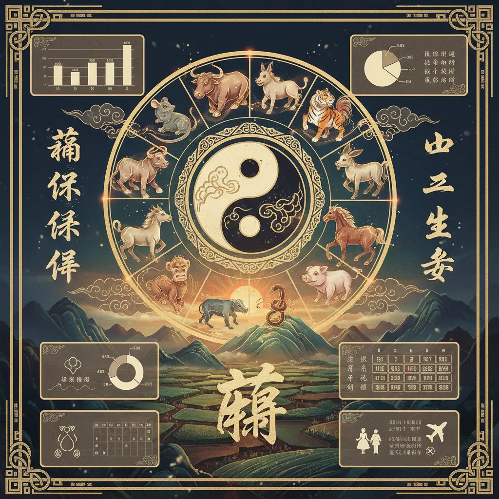 農民曆 - 十二生肖