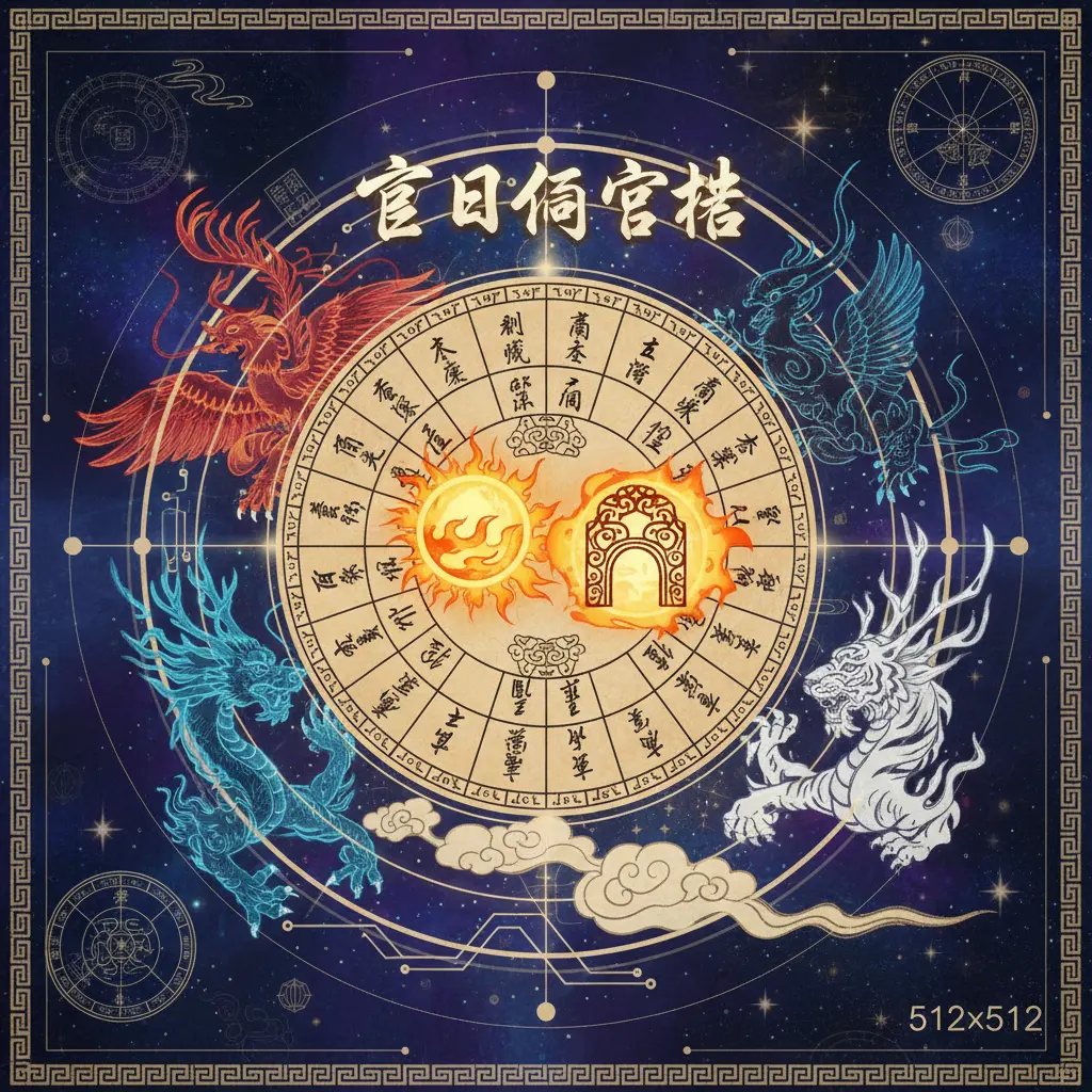 命盤格局 - 巨日同宮格