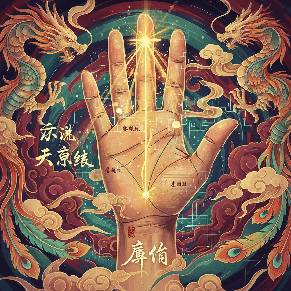 掌相 - 太陽線
