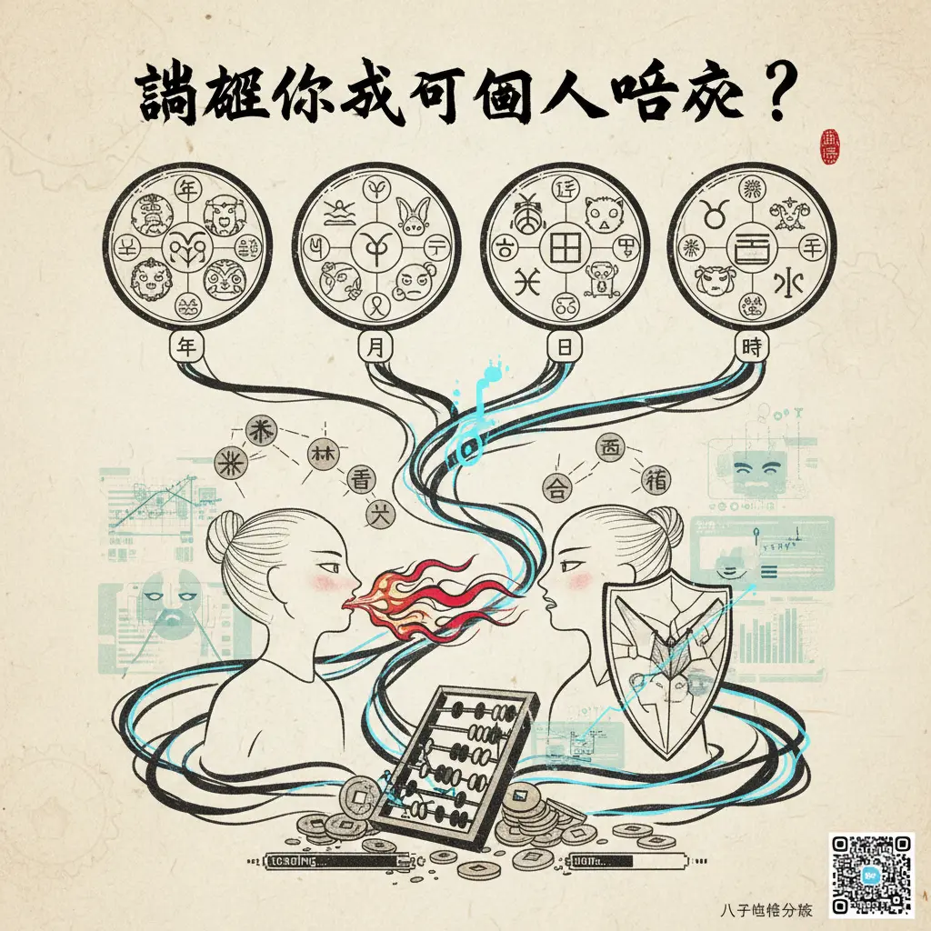 八字斷性格 - 點解你成日同人嗌交