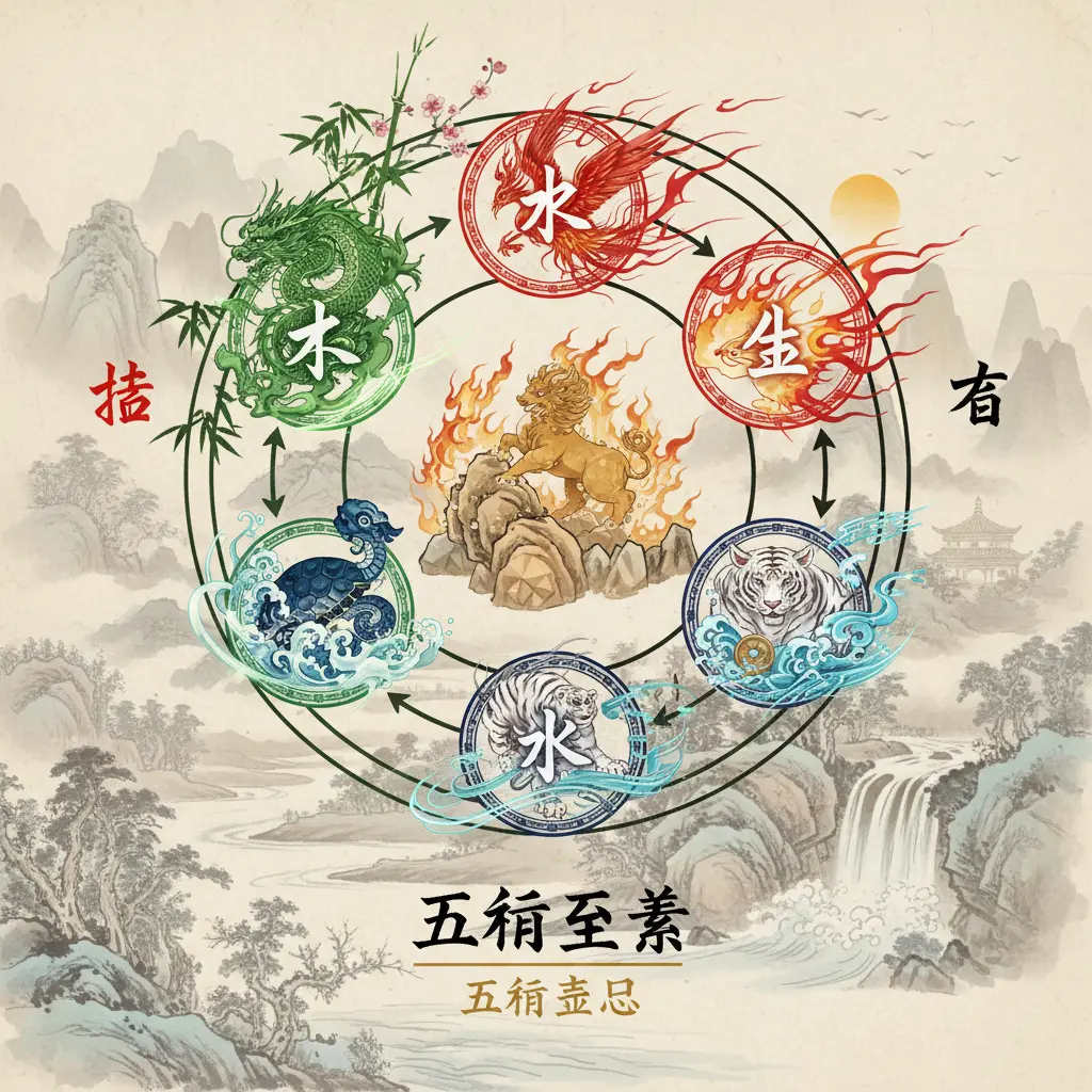 五行喜忌 - 五行元素