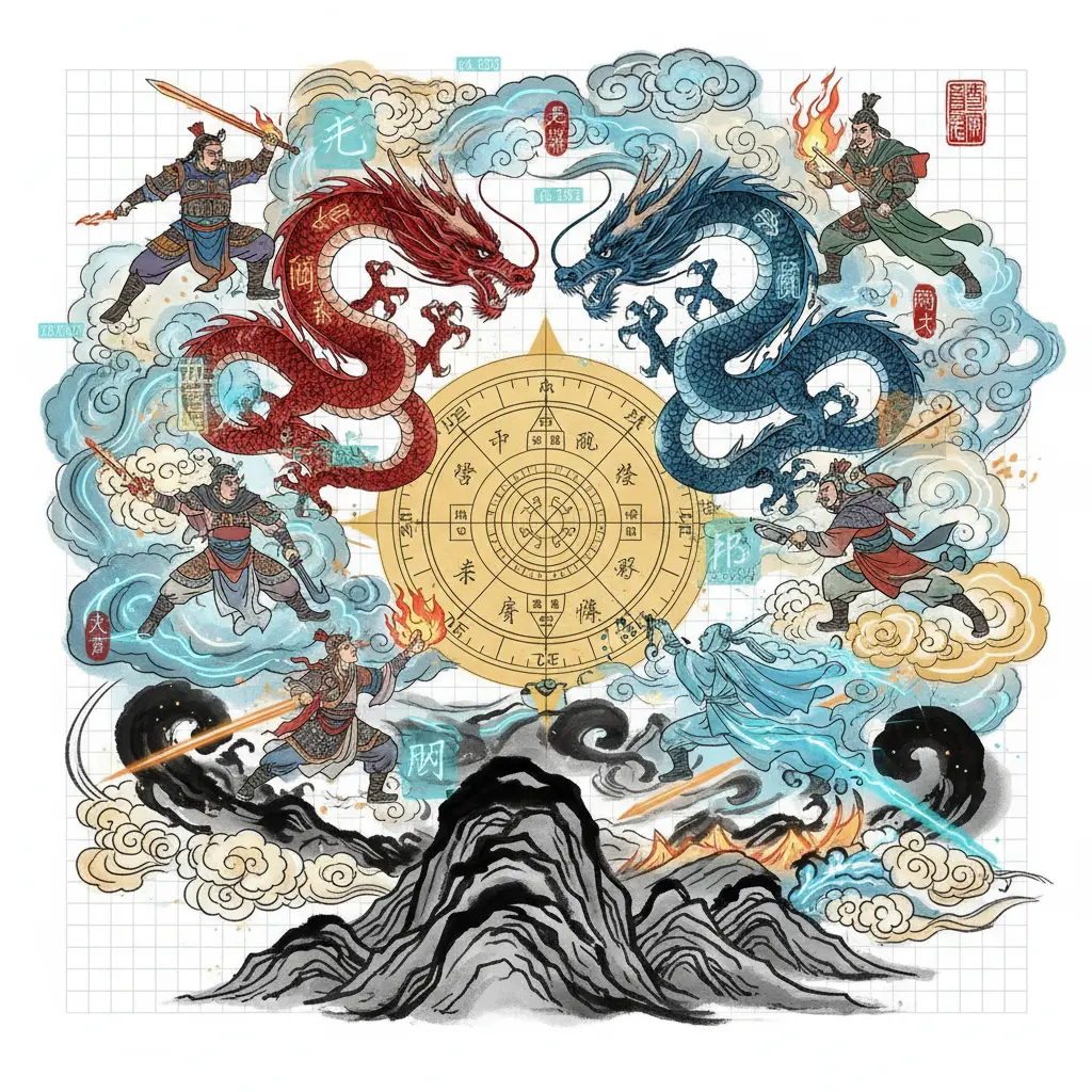 八字戰局 - 戰局