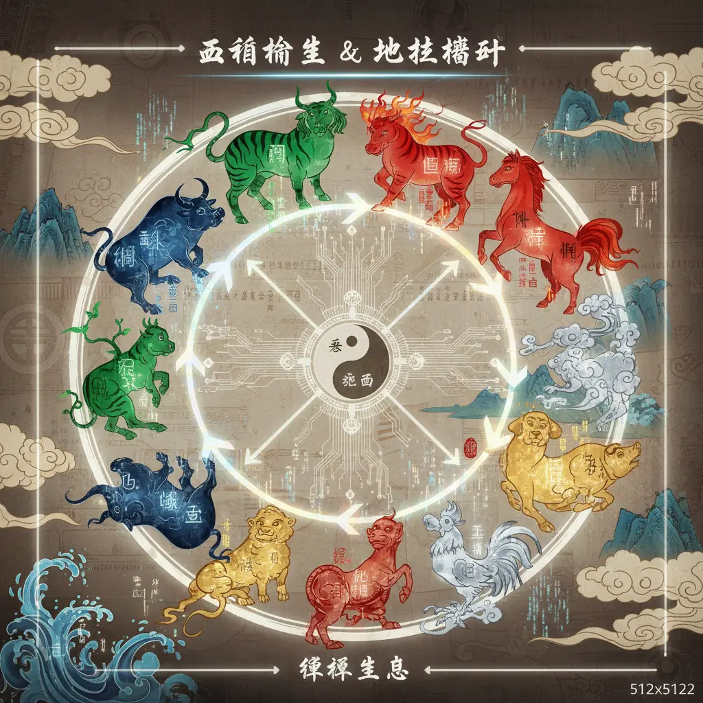 地支藏幹 - 五行相生