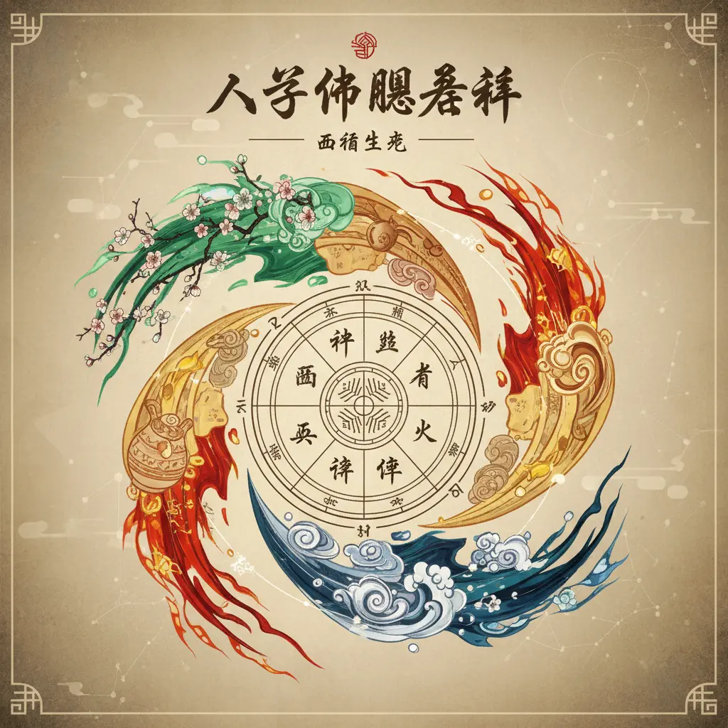 八字命盤解析 - 五行