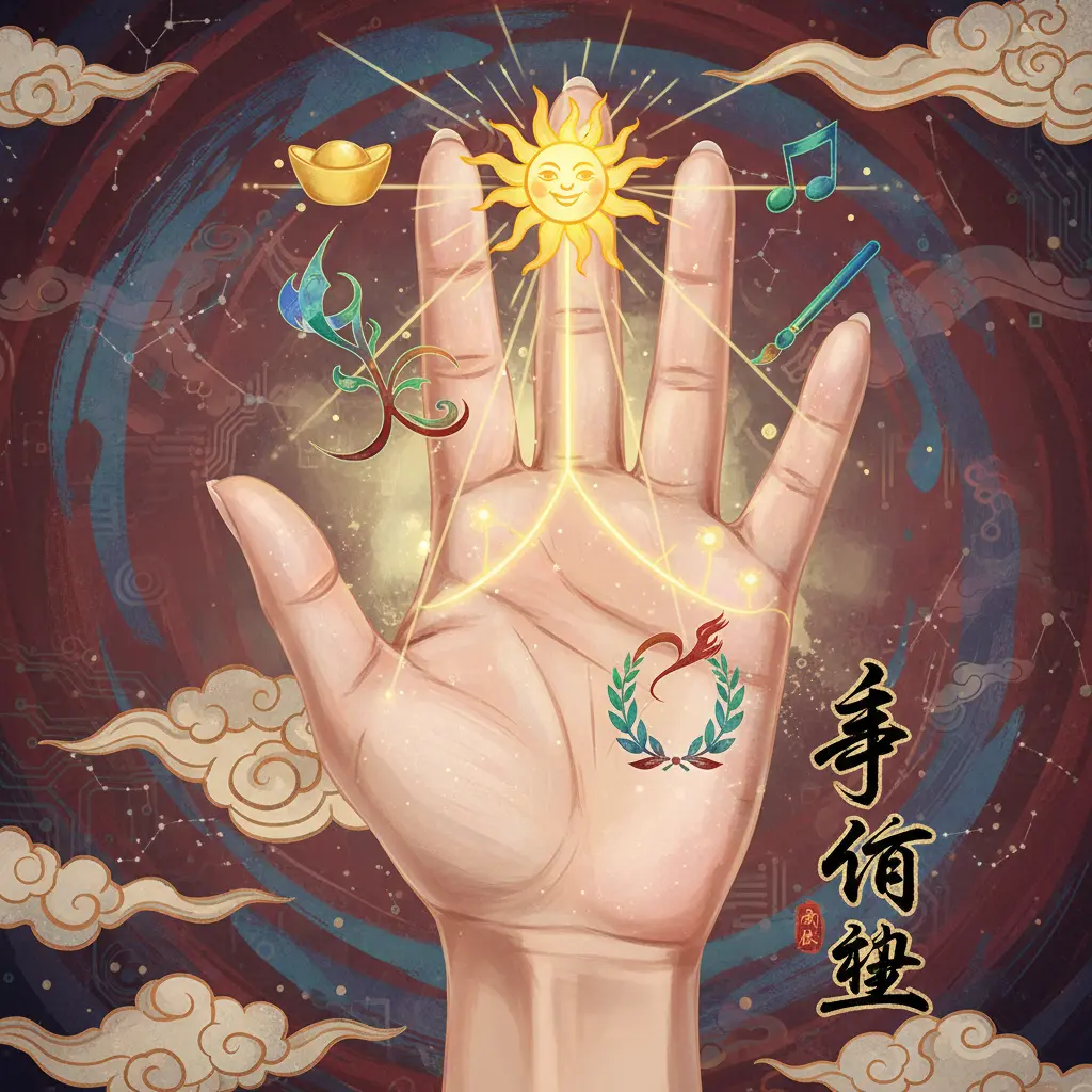 手相學 - 太陽線