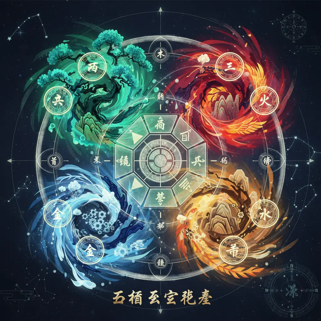 玄空飛星 - 五行