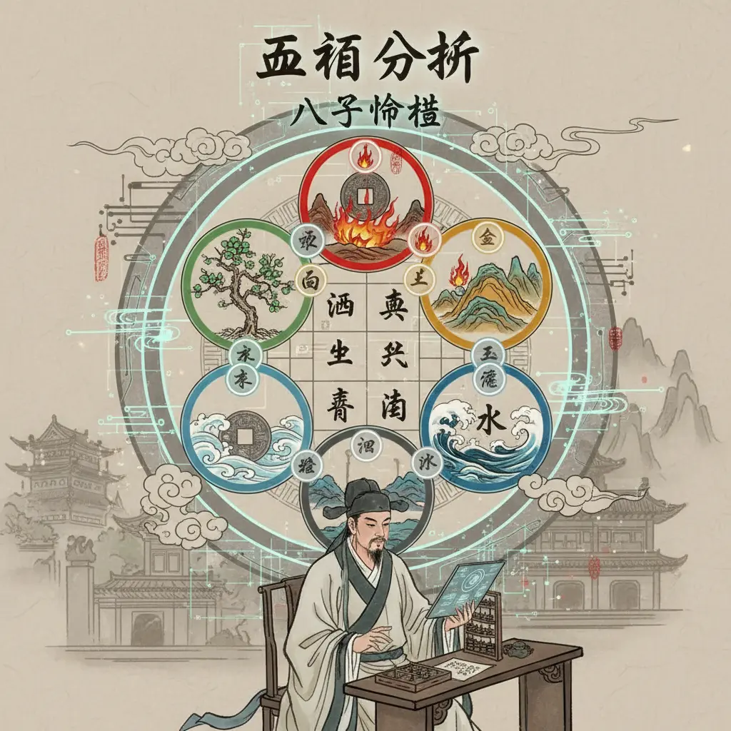 八字命格 - 五行分析