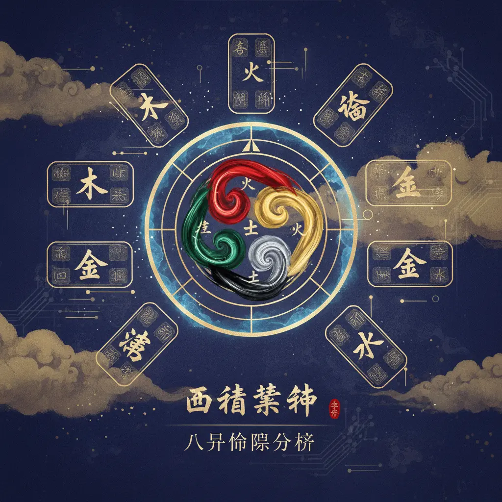 八字命盘 - 五行結構
