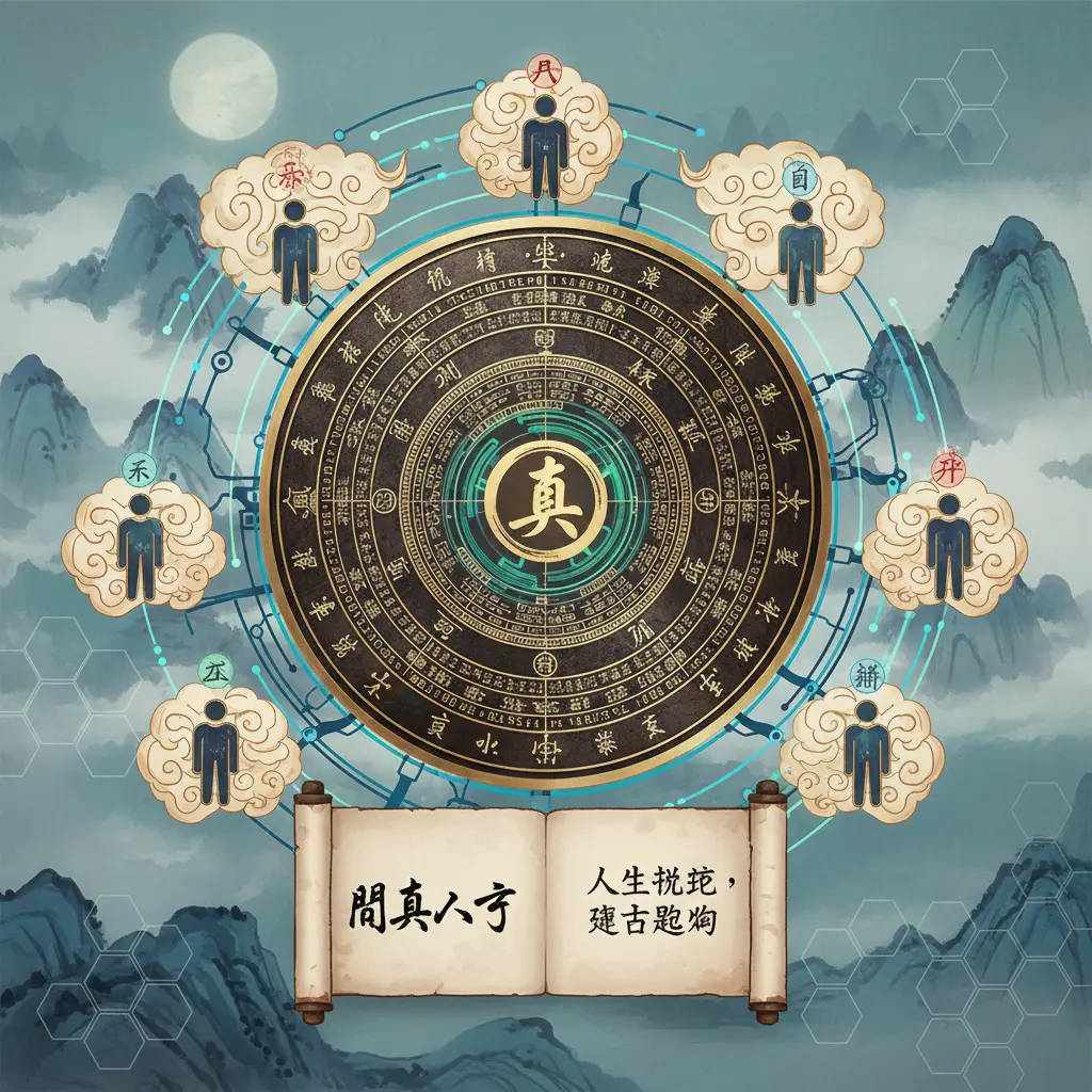 問真八字 - 問真羅盤