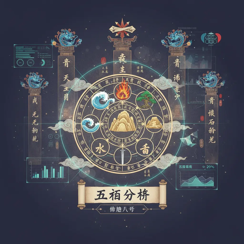 命盤八字 - 五行分析