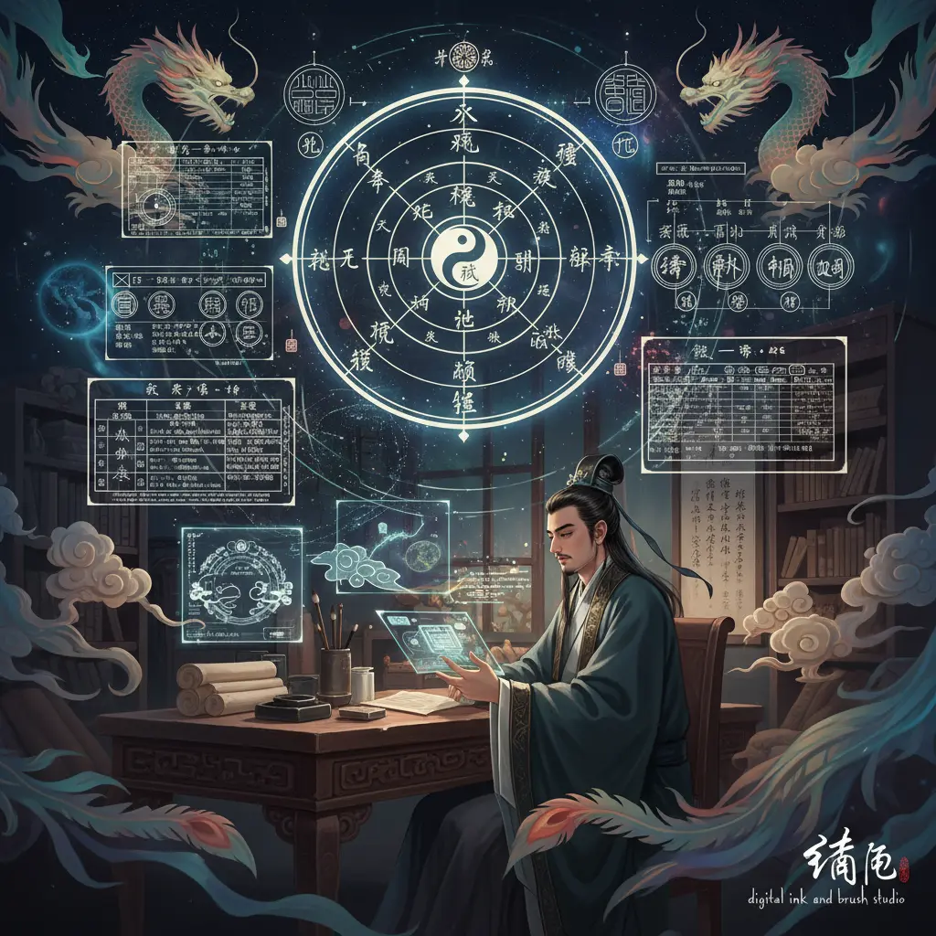 八字批命 - 八字命盤
