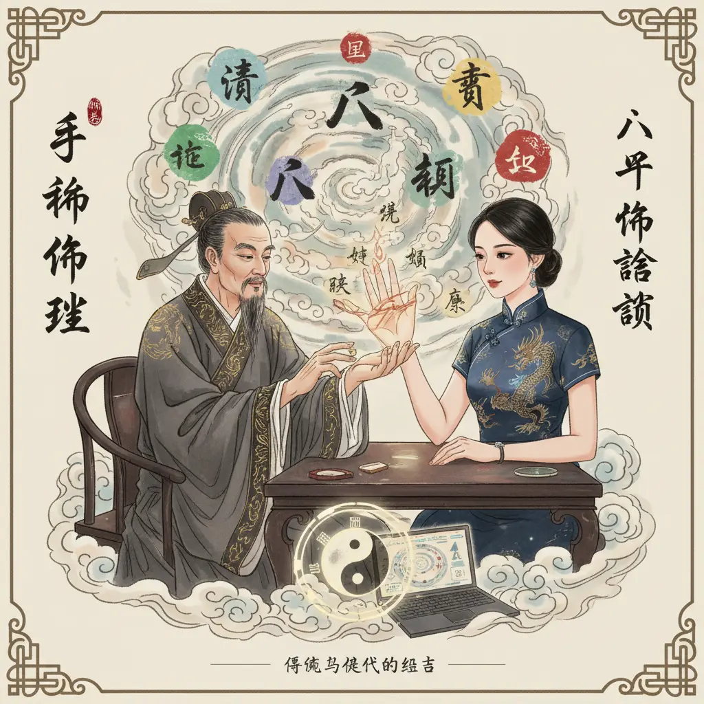 八字命理諮詢 - 手相學