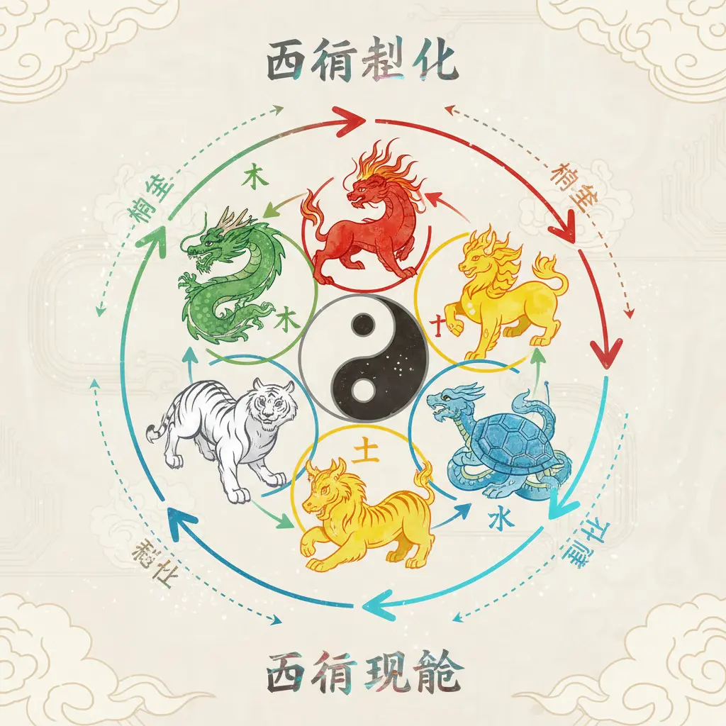 五行理論 - 五行制化