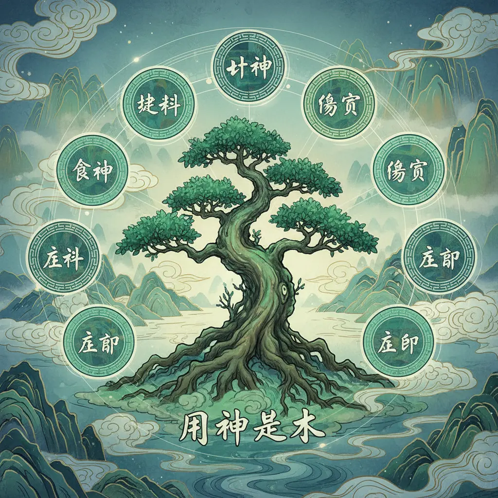 用神是木 - 十神