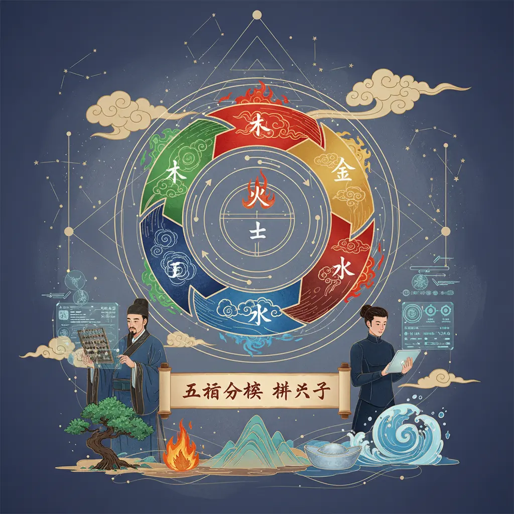 排 八字 - 五行分析