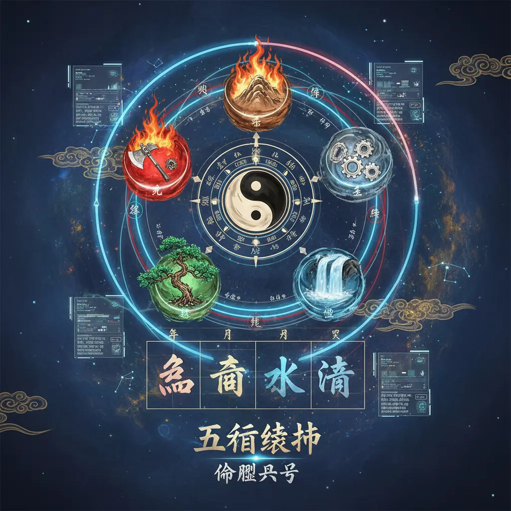 命盤八字 - 五行結構