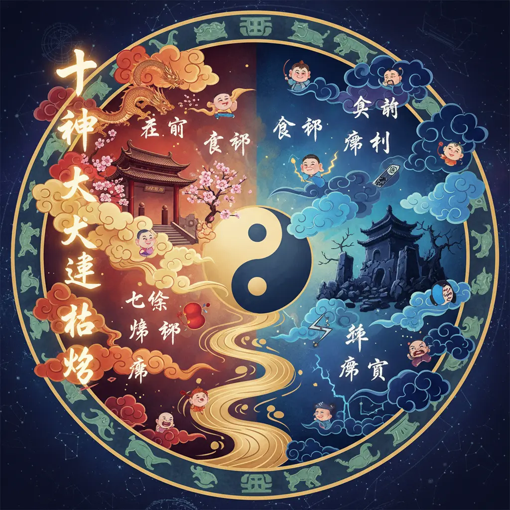 大運吉凶 - 十神